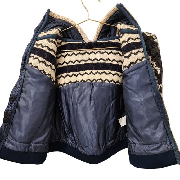 Free People Just Lodgin blue Sweater puffer size XS - Picture 7 of 7